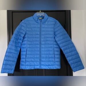 Primary Men or Women’s Blue Puffer Jacket